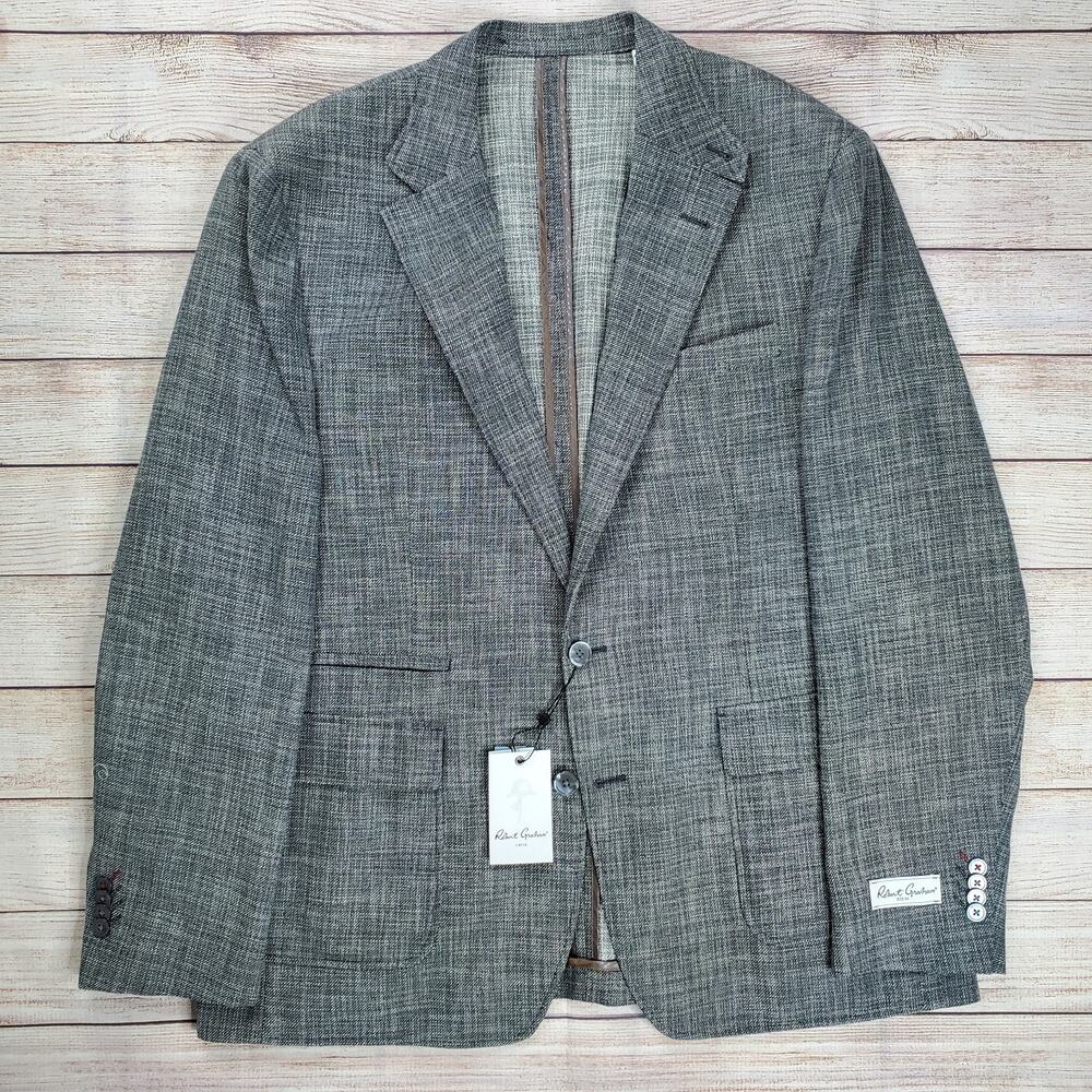 Robert Graham Benton Woven Sport Coat Men's Size 46